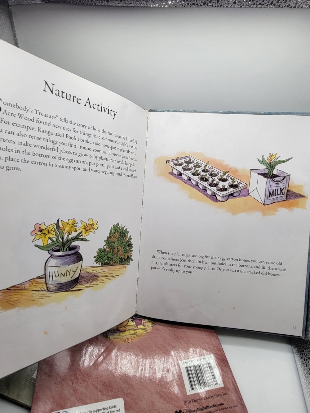 Lot 3 Disney Winnie the Pooh: Nature's True Colors hardcover children's book - Picture 5 of 7